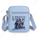 Katseye Fashion Shoulder Bag Large Capacity Women Crossbody Bags Kpop Manon Print Portable Sports Handbag Cartoon Birthday Gift