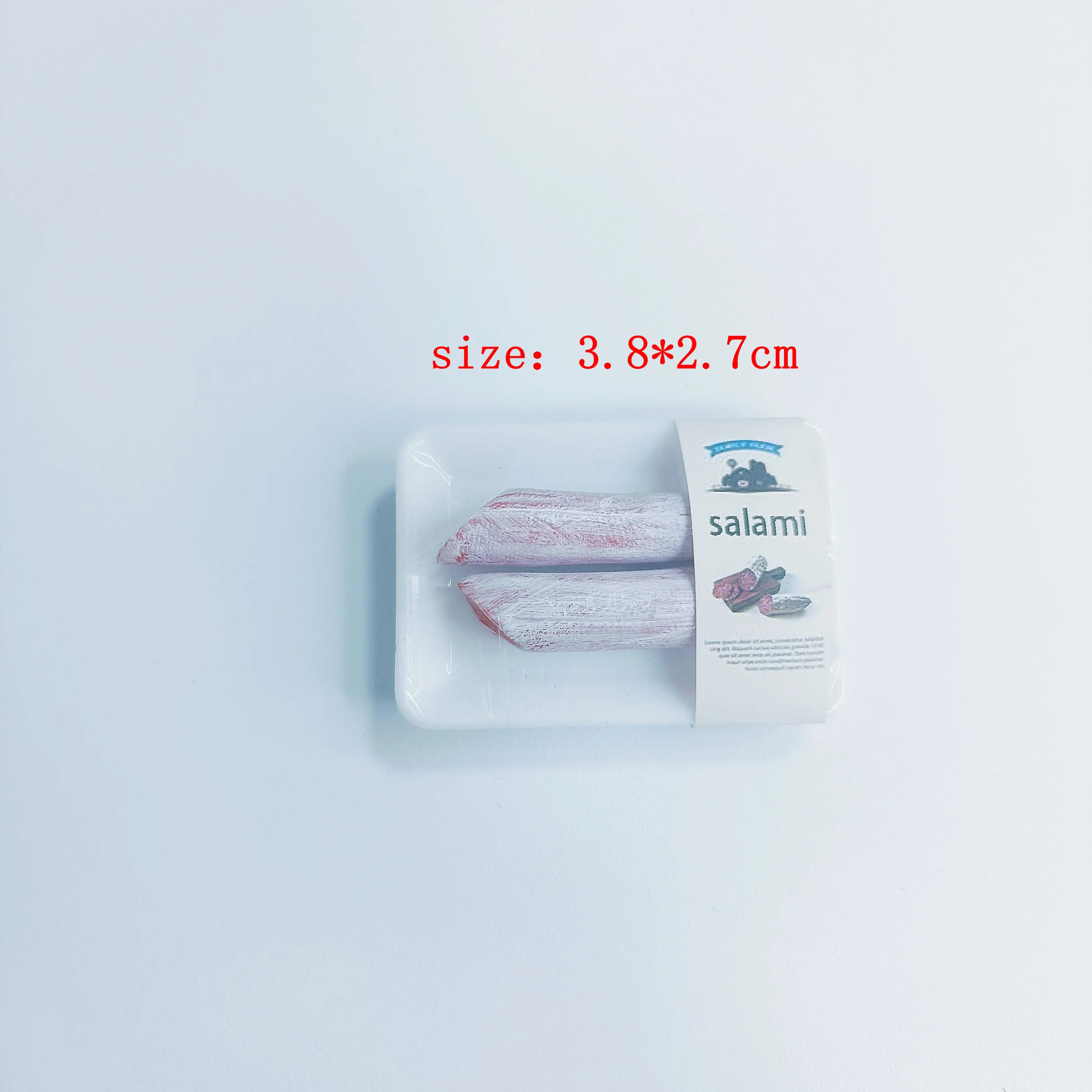 New 1BOX 1/12 Dollhouse Miniature Supermarket food simulation beefsteak salmon Bacon chicken beef roll for Doll House accessorie
