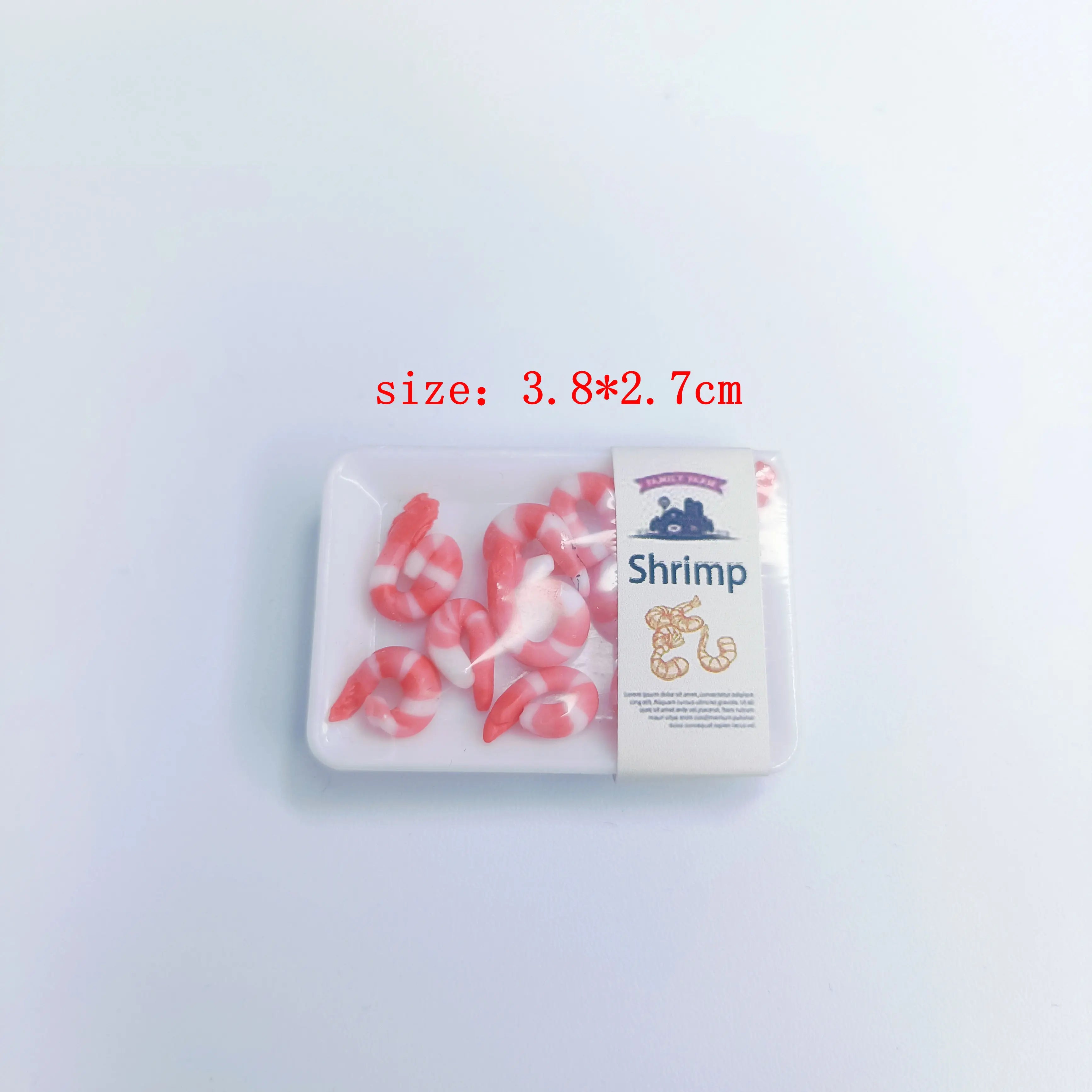 New 1BOX 1/12 Dollhouse Miniature Supermarket food simulation beefsteak salmon Bacon chicken beef roll for Doll House accessorie